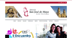 Desktop Screenshot of diocesisdesanjosedemayo.org